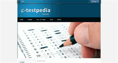 Desktop Screenshot of e-testpedia.com
