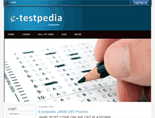 Tablet Screenshot of e-testpedia.com